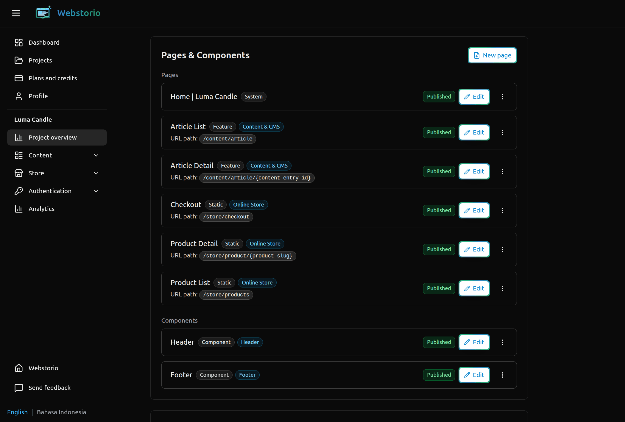 Website Management